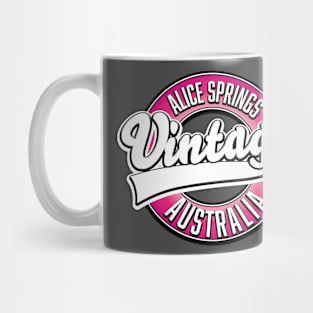 Alice Springs vintage logo. Mug